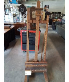CHEVALET D ATELIER A ROULETTES BOIS 