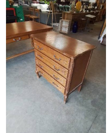 COMMODE STYLE RÉGENCE 4 TIROIRS PIEDS ESCARGOT 