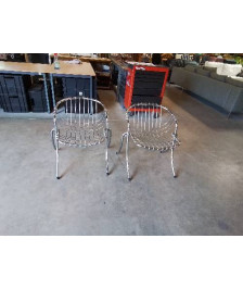 PAIRE DE FAUTEUILS DESIGN GASTONE RINALDI 1920 2006  EDITION RIMA PADOVA ANNÉES 70