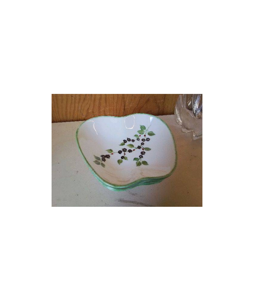 LOT DE 4 COUPES A FRUITS 