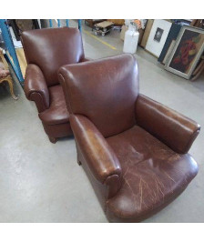 PAIRE DE FAUTEUILS CLUB