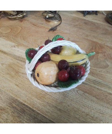 CORBEILLE FRUITS CERAMIQUE 