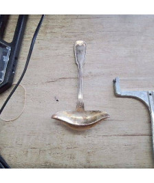 CUILLÈRE A SAUCE METAL ARGENTÉ