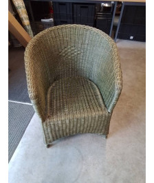 FAUTEUIL OSIER VERT 