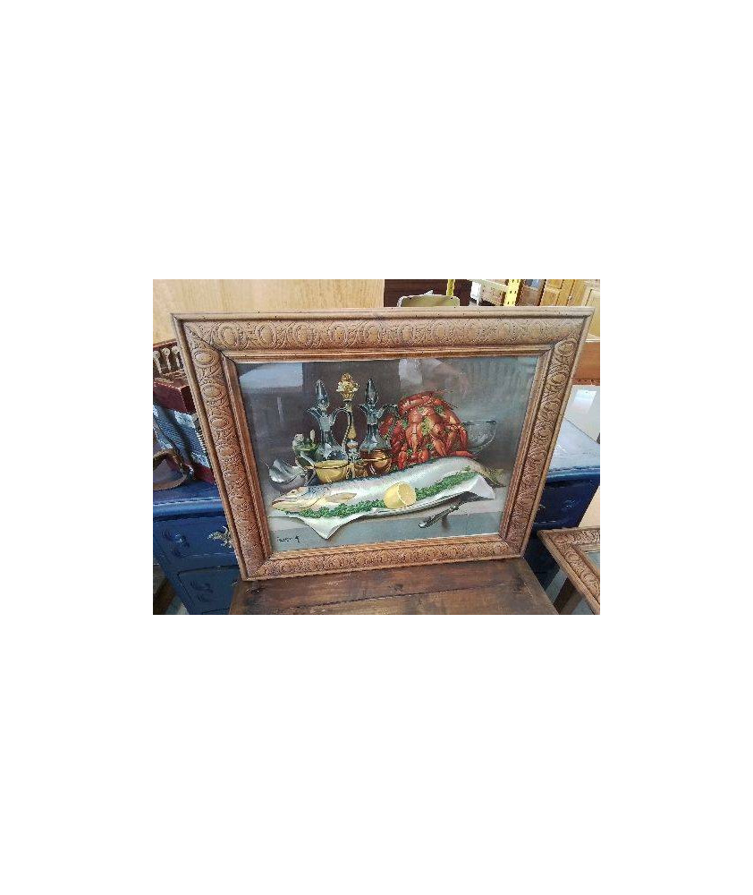 REPRODUCTION NATURE MORTE ENCADRÉ 