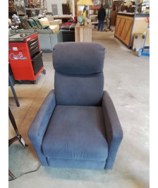 FAUTEUIL RELAX ELECTRIQUE TISSU GRIS