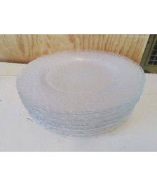 LOT DE 12 ASSIETTES EN VERRES 
