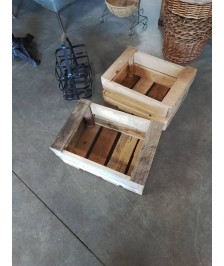 CAISSE RECTANGULAIRE BOIS NATUREL 