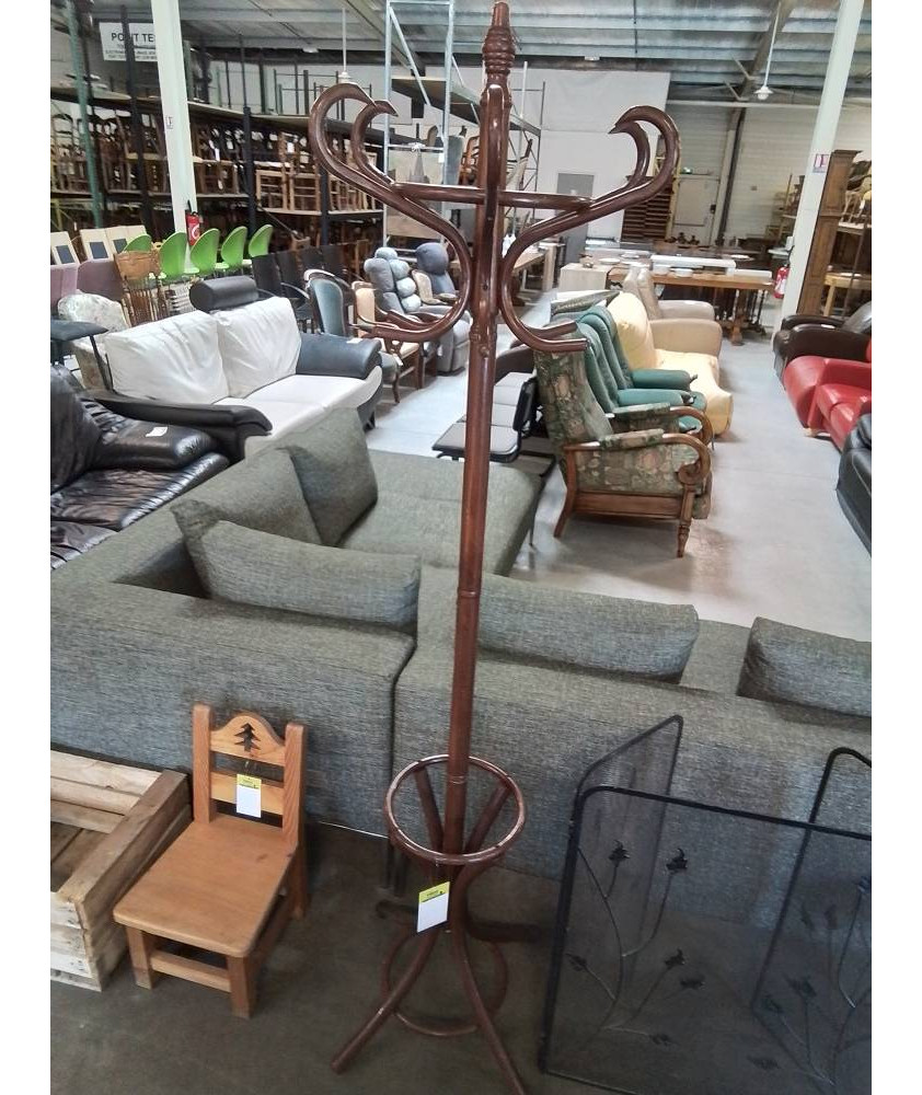 PERROQUET BOIS COURBÉ 6 PATÈRES 