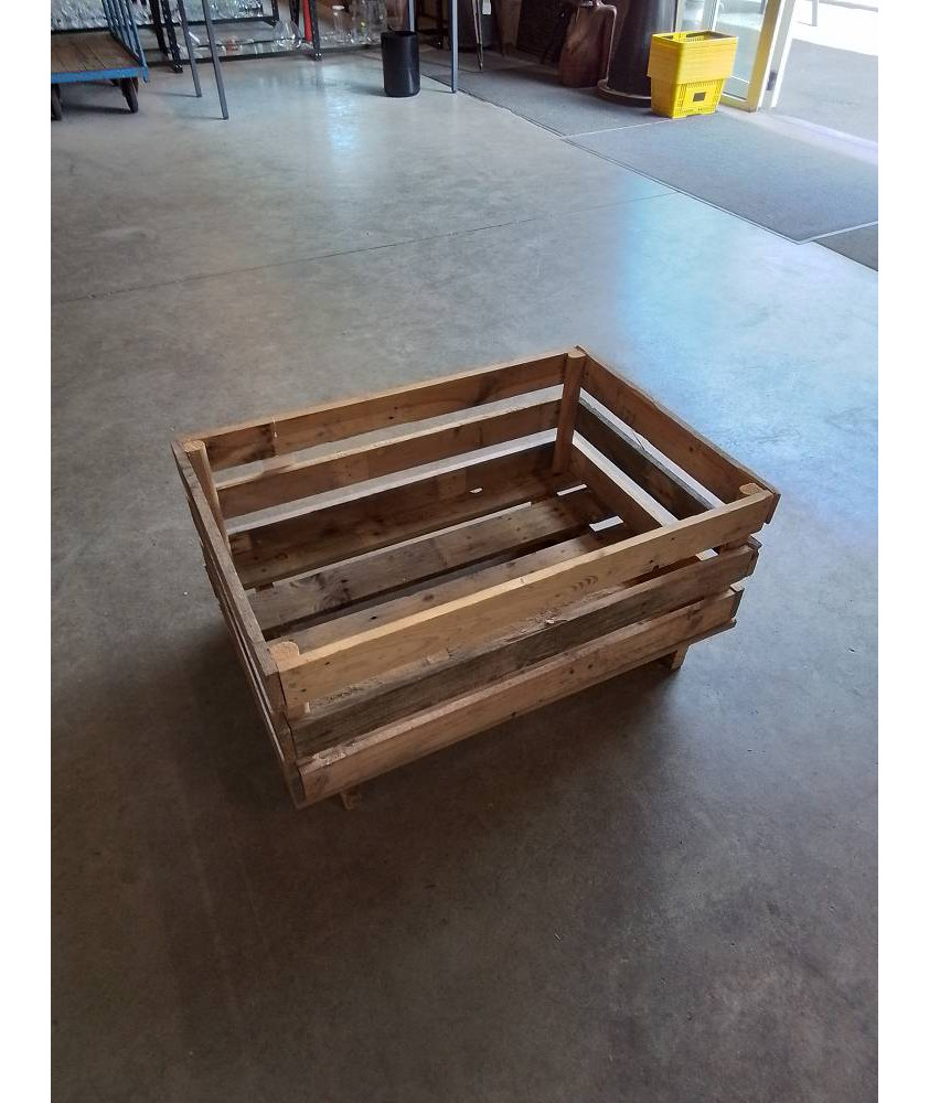 CAISSE RECTANGULAIRE BOIS NATUREL 