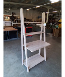 BUREAU ÉTAGÈRE BOIS CLAIR 