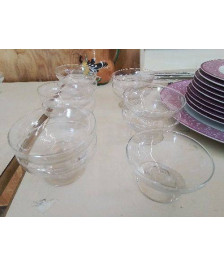 PETIT VERRE COUPE MOTIF FLORAL 
