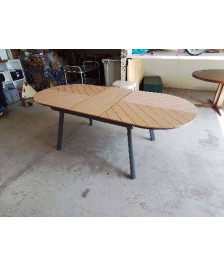 TABLE DE JARDIN EXTENSIBLE 8 A 10 PERSONNES REF: OVIBJ611265-HJ