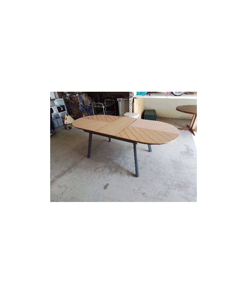 TABLE DE JARDIN EXTENSIBLE 8 A 10 PERSONNES REF: OVIBJ611265-HJ