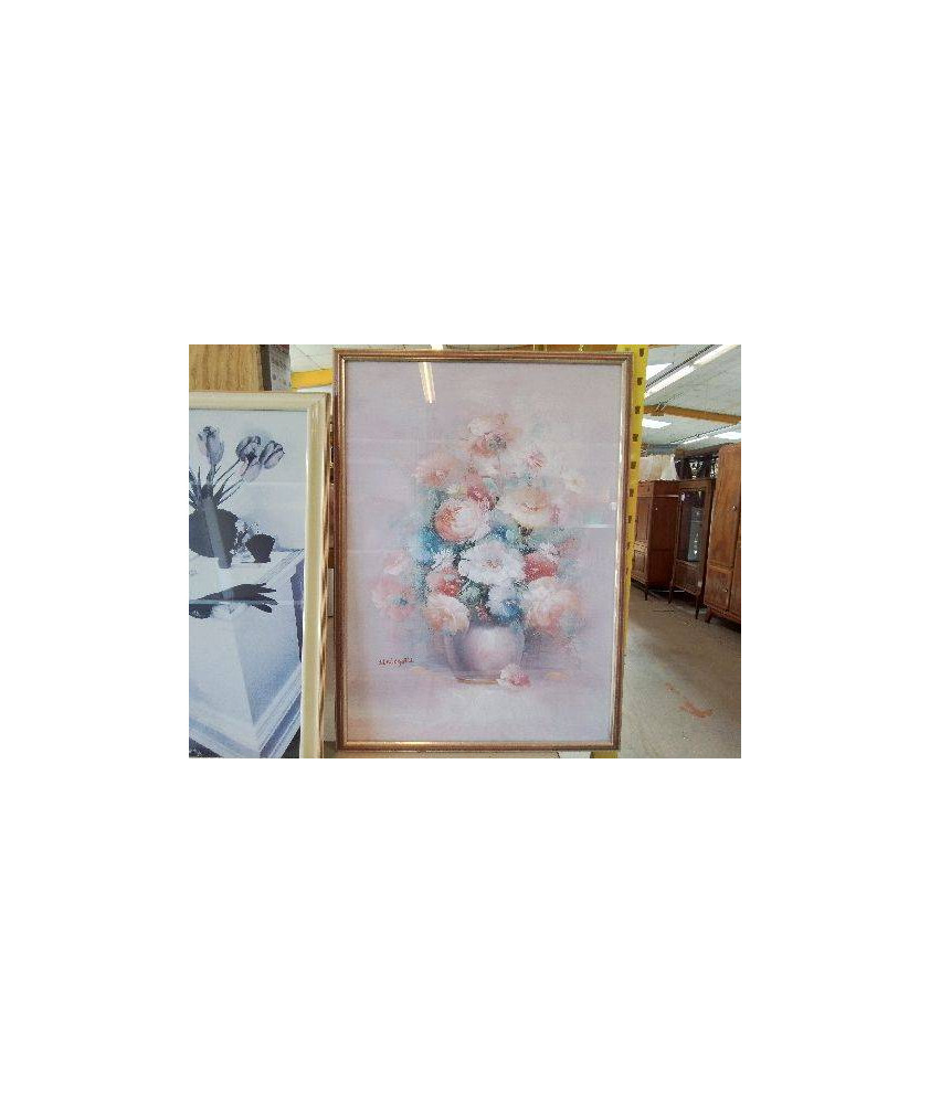CADRE PEINTURE POT À FLEUR 