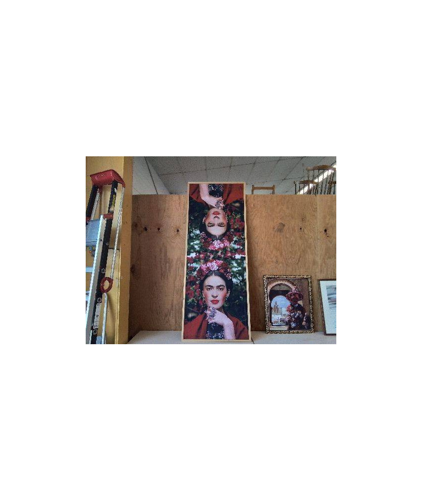 GRAND CADRE FOULARD FRIDA KAHLO 