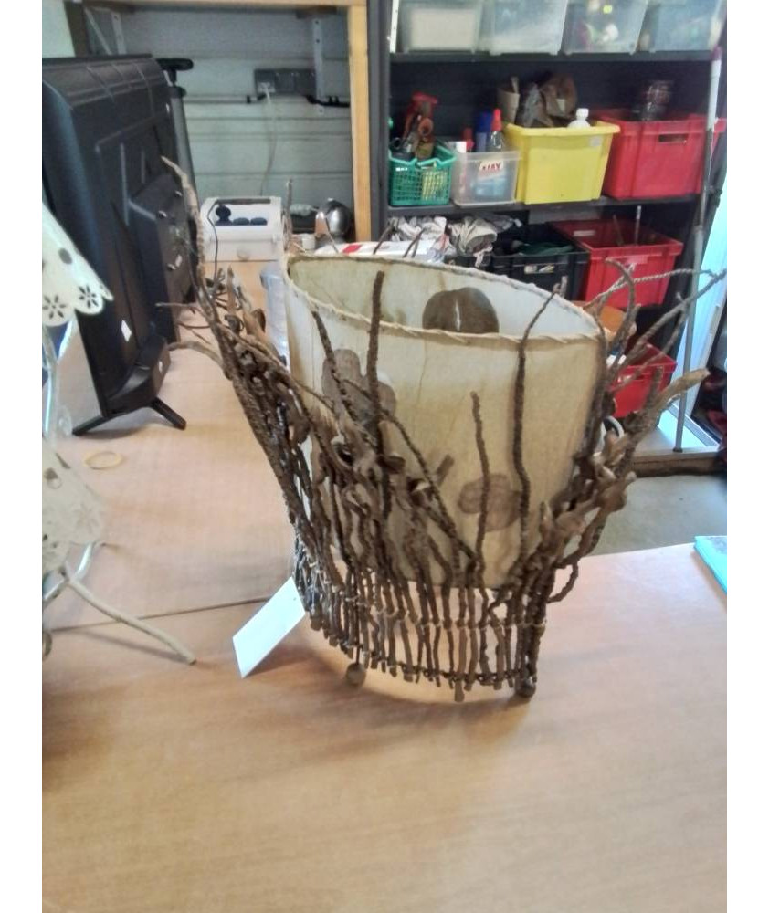LAMPE  VANNERIE 