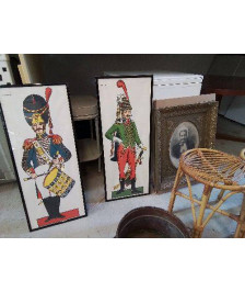 GRAVURE MILITAIRE HUSSARD
