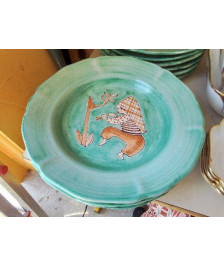LOT DE 5 ASSIETTES CREUSES VIETRI ITALY