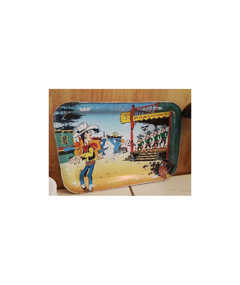 PLATEAU METALIQUE LUCKY LUKE