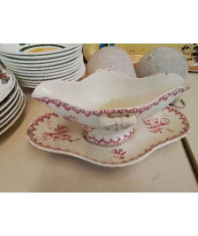 SAUCIERE EN PORCELAINE OPAQUE DE GIEN