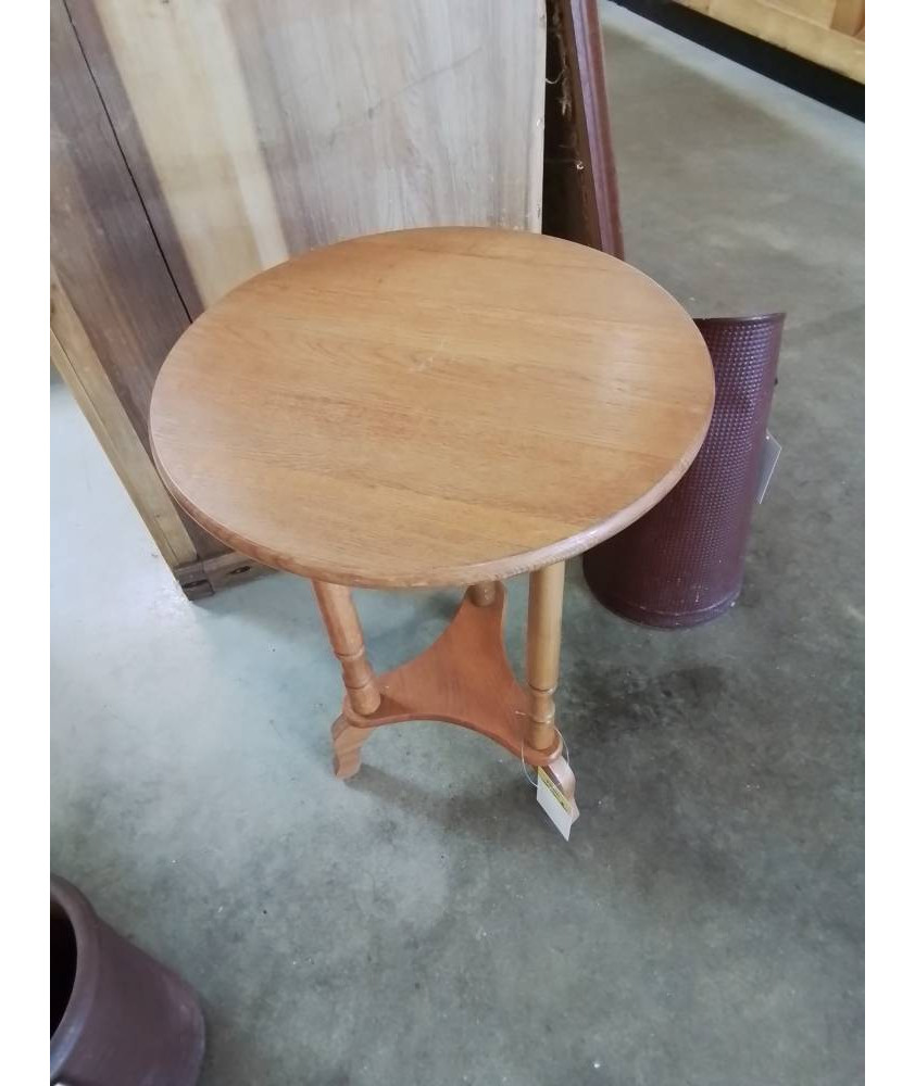 GUERIDON ROND BOOS CLAIR TRIPODE