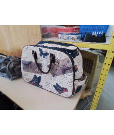 SAC DE VOYAGE MOTIF PAPILLON 