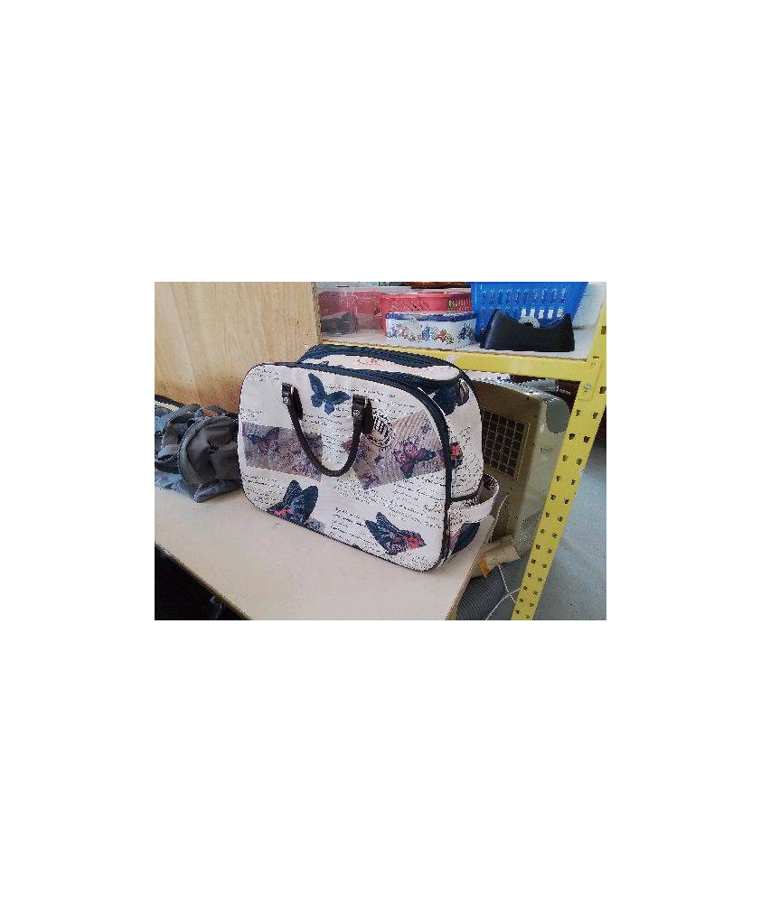 SAC DE VOYAGE MOTIF PAPILLON 