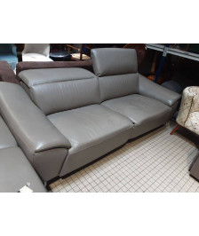 CANAPÉ CUIR ELECTRIQUE  ASSISE ET TETIÈRE 