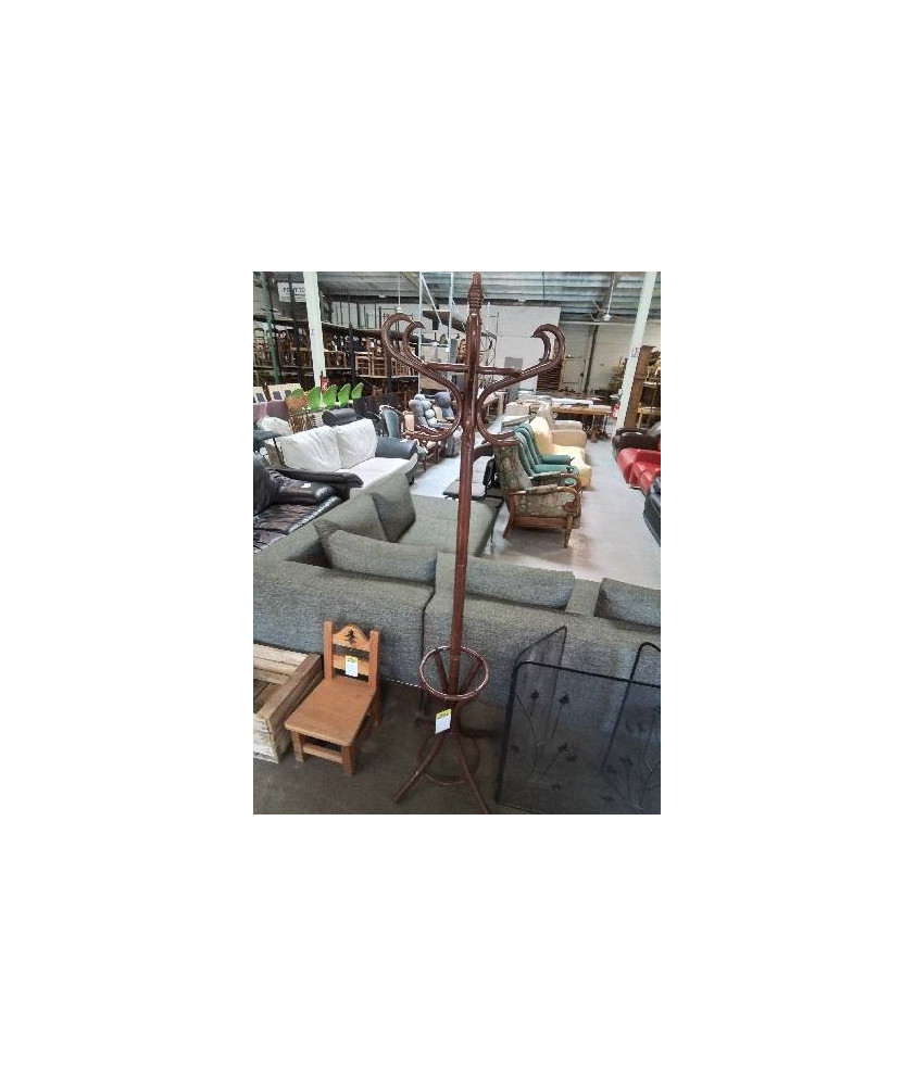 PERROQUET BOIS COURBÉ 6 PATÈRES 