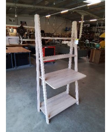 BUREAU ÉTAGÈRE BOIS CLAIR 