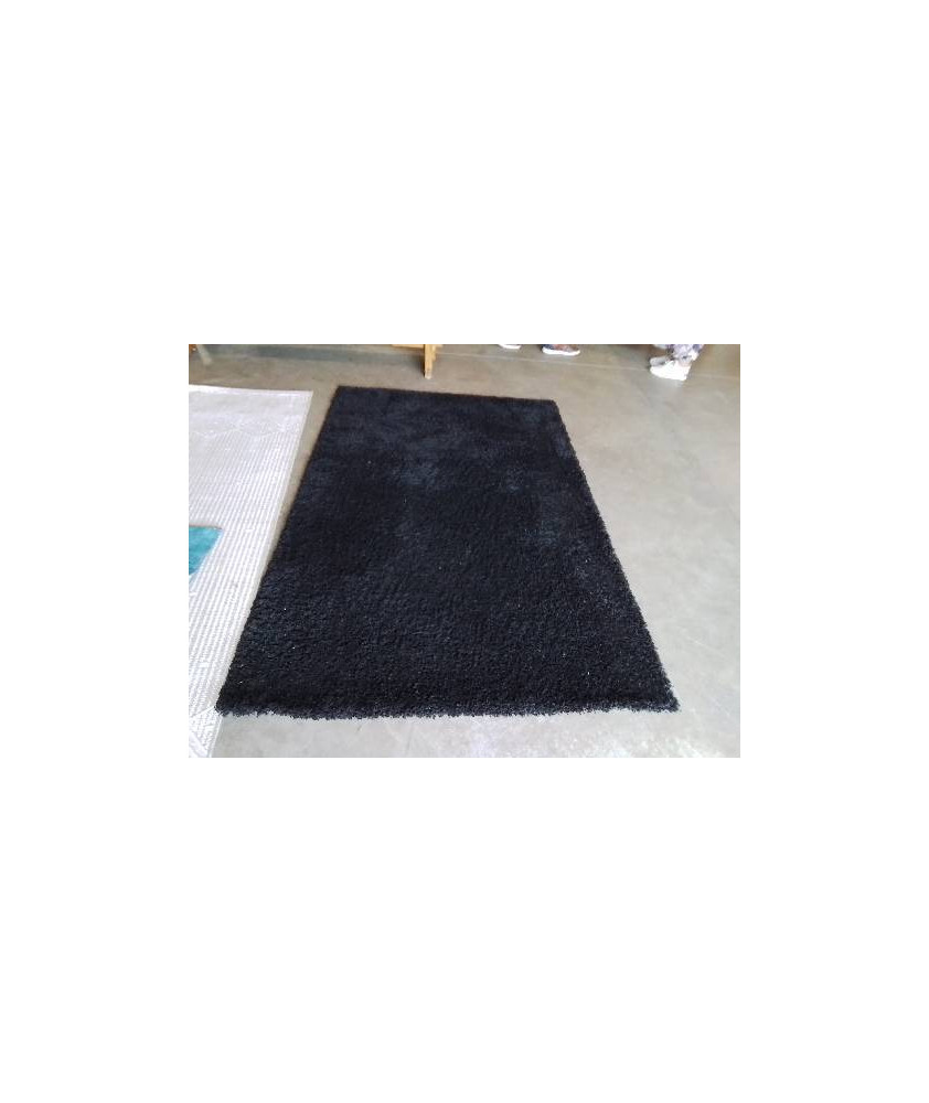 TAPIS NOIR BOUCLE 133X195