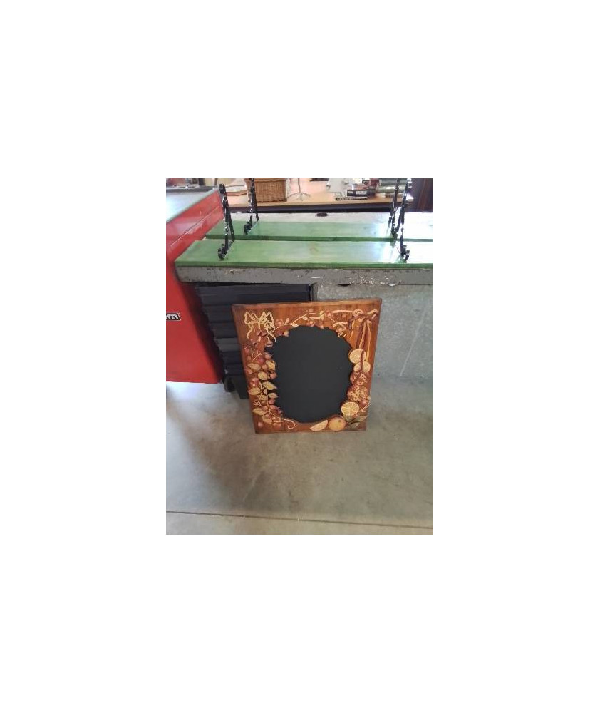 TABLEAU ARDOISE DÉCOR AUX FRUITS COUNTRY CORNER 