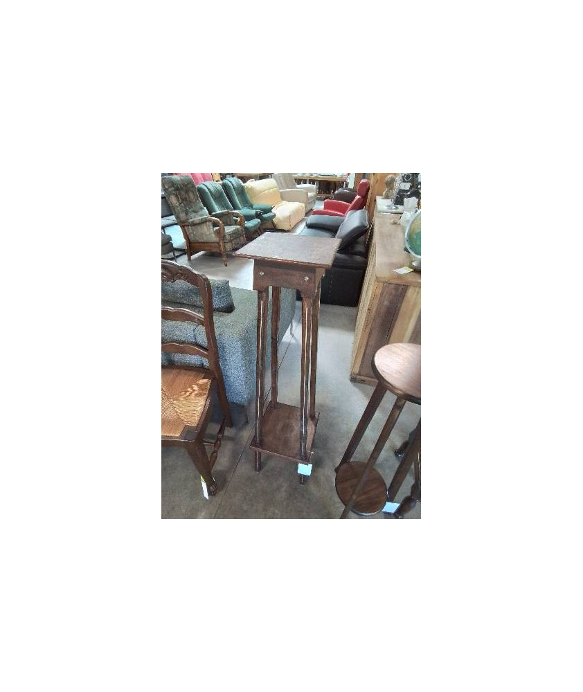SELLETTE HAUTE CARRÉE 2 NIVEAUX BOIS DÉBUT XXE