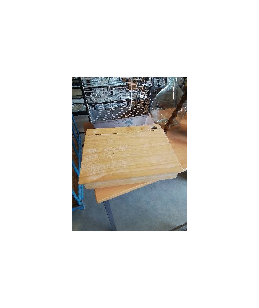 PUPITRE DE TABLE BOIS CLAIR AVEC ENCRIER 