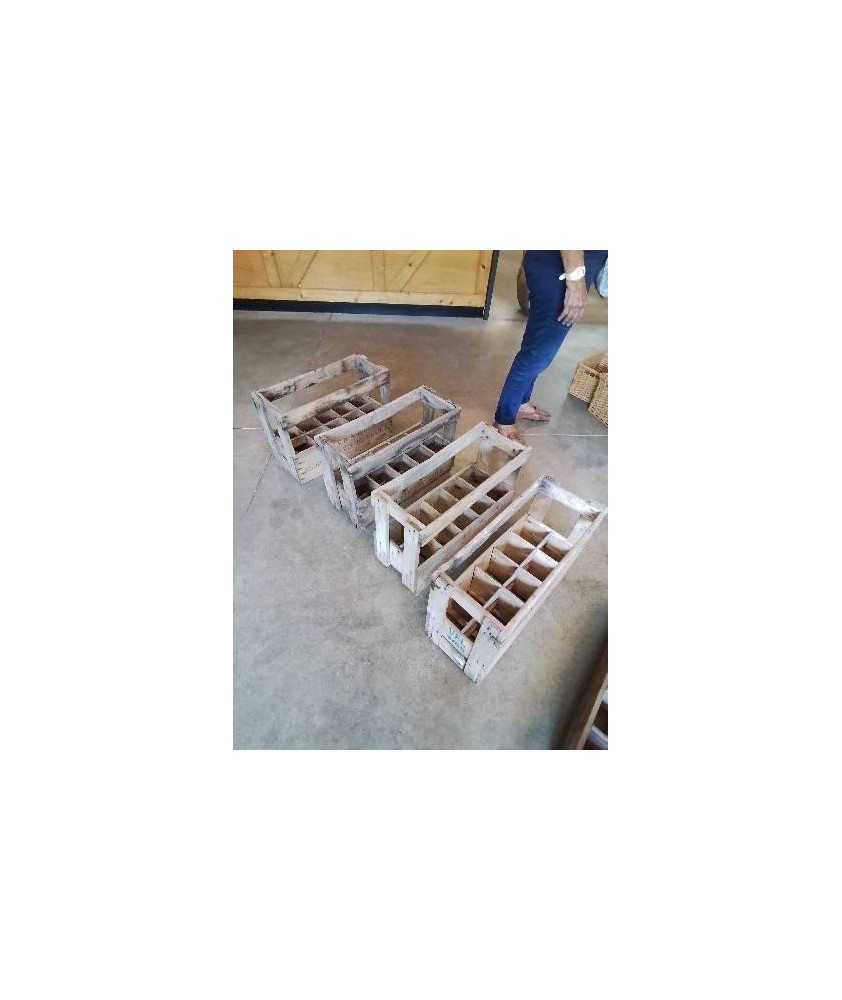 PORTE BOUTEILLES BOIS NATUREL 10 BTS