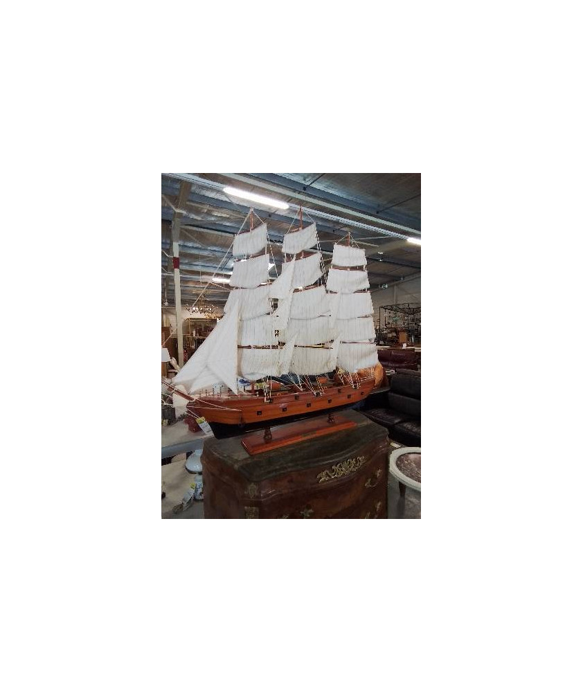 MAQUETTE BATEAU BOIS MAY FLOWER 100X90CM
