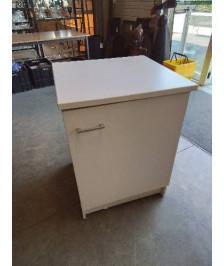 ÉLÉMENT DE CUISINE BOIS BLANC 1 PORTE