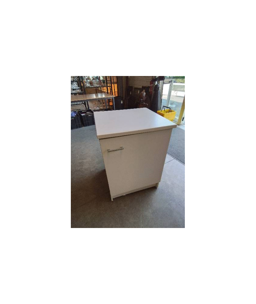 ÉLÉMENT DE CUISINE BOIS BLANC 1 PORTE
