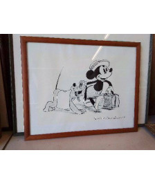LITHOGRAPHIE DISNEY SOCIÉTÉ DOG SHOW 1939