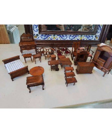 ENSEMBLE DE MEUBLE EN BOIS MINIATURE 