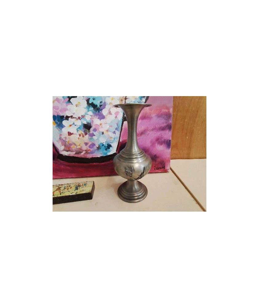 VASE EN ETAIN 