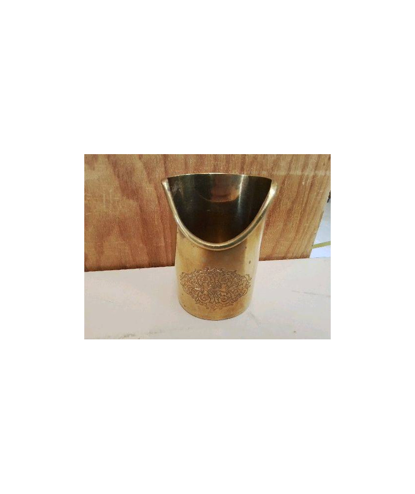 POT A CRAYON EN LAITON