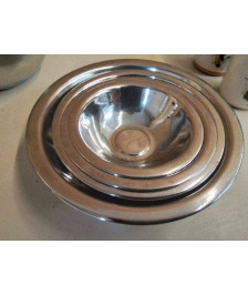 LOT DE 5 BOL EN INOX 