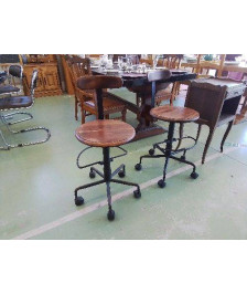 TABOURET D’ATELIER TYPE INDUSTRIEL