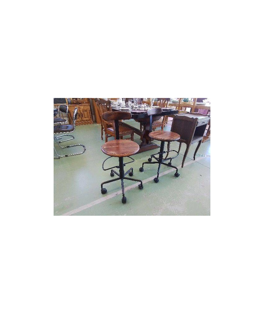 TABOURET D’ATELIER TYPE INDUSTRIEL