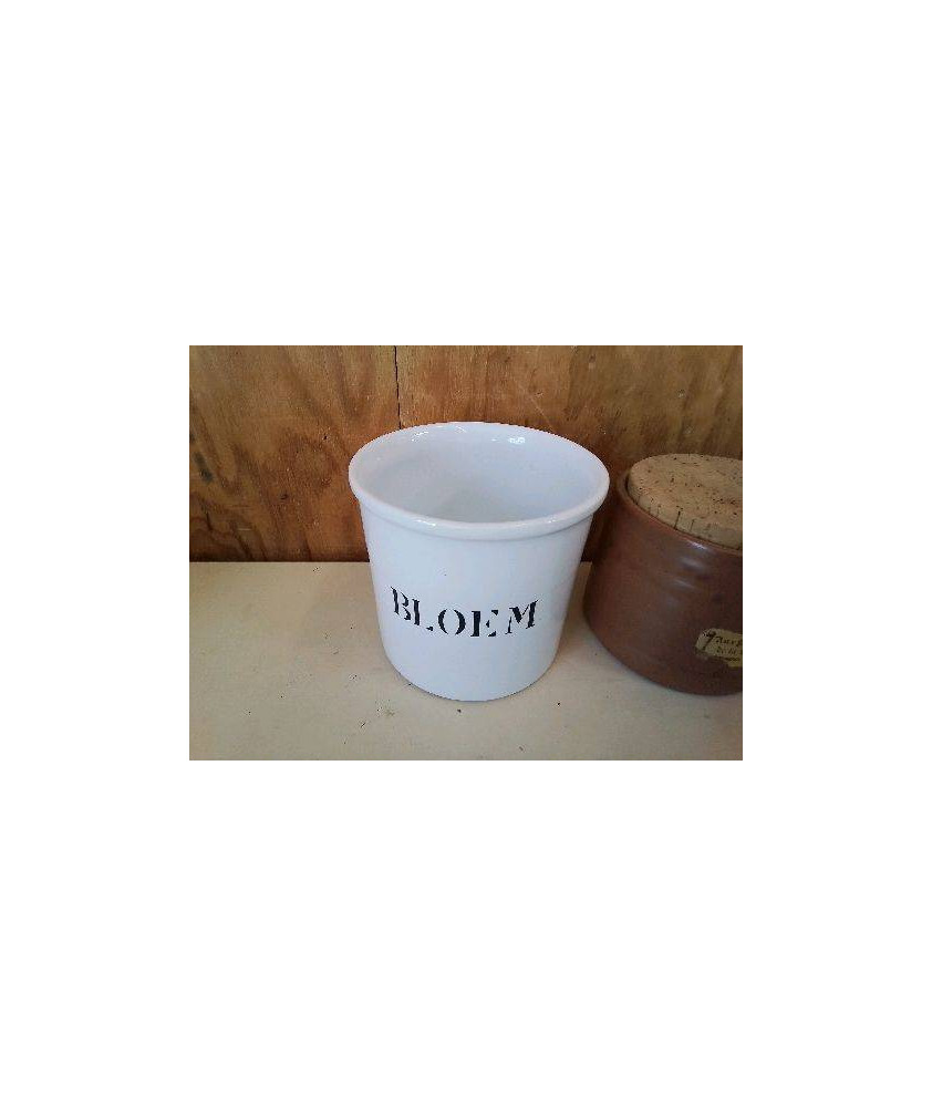 CACHE POT BLANC 