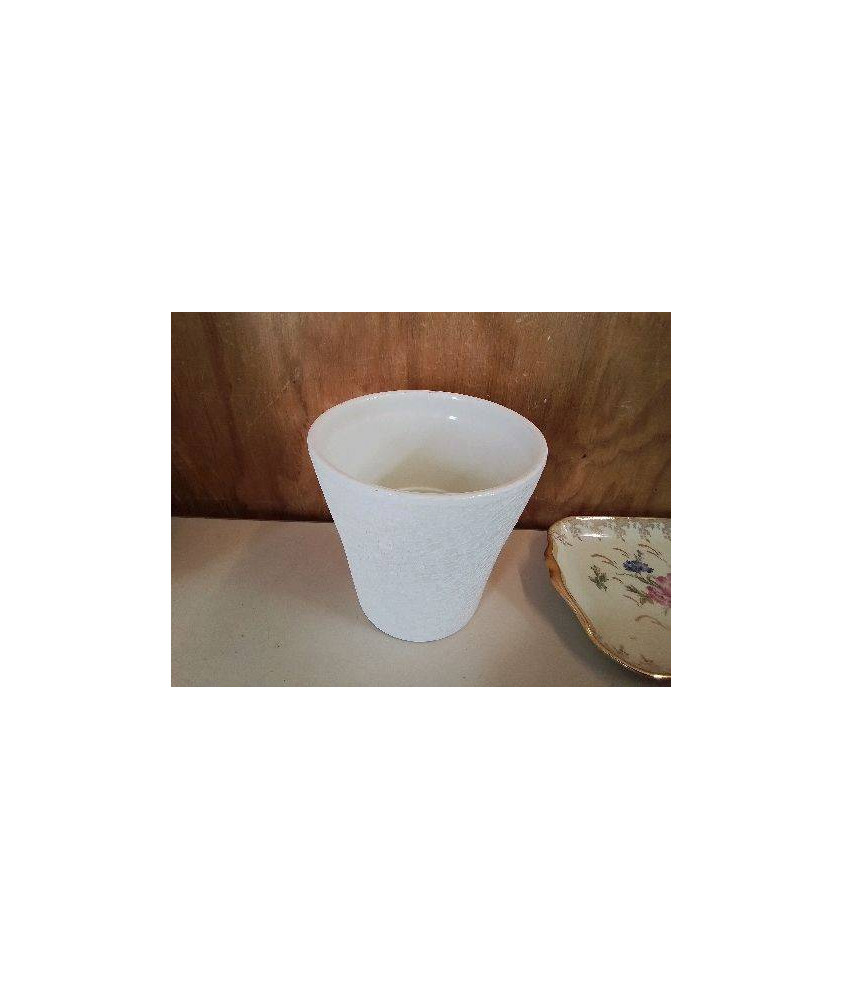 CACHE POT BLANC 