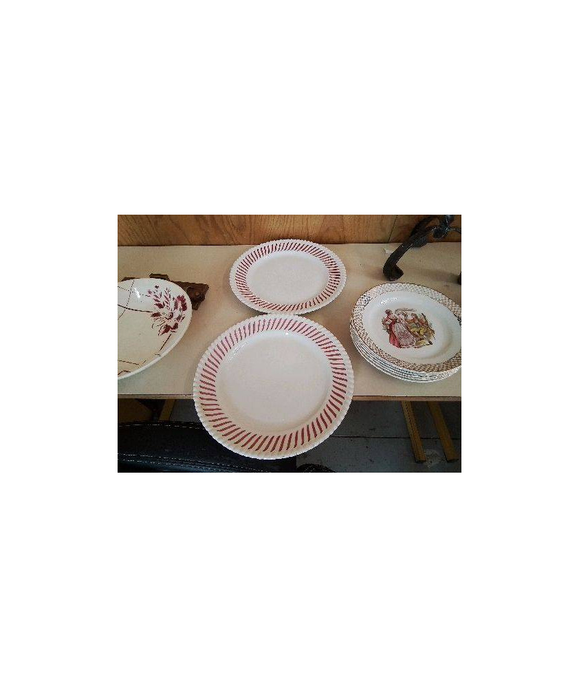 PLAT BLANC ET ROUGE 