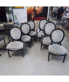 SALON MAP III 4 CHAISES + 2 CHAUTEUILS